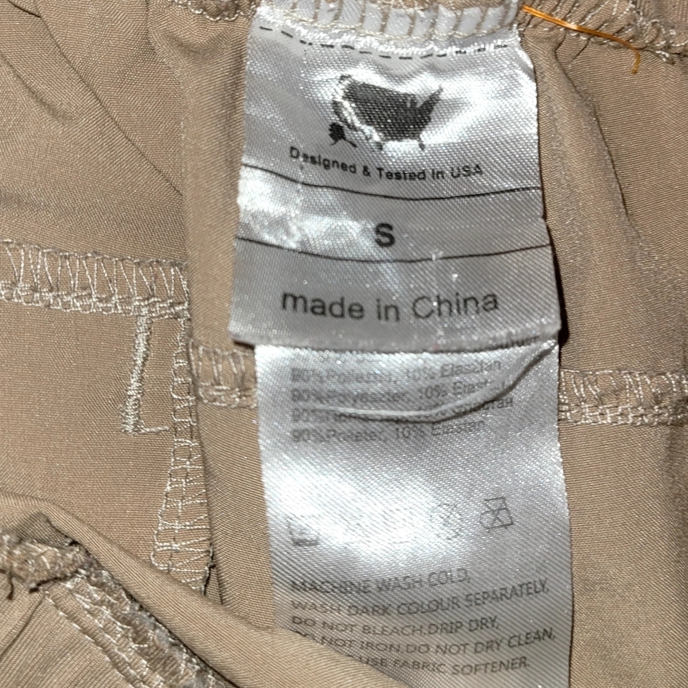 Ladies Feather Light Khaki Joggers/ Cargo Pants. Size Small. Sooo Comfortable. - Picture 3 of 7